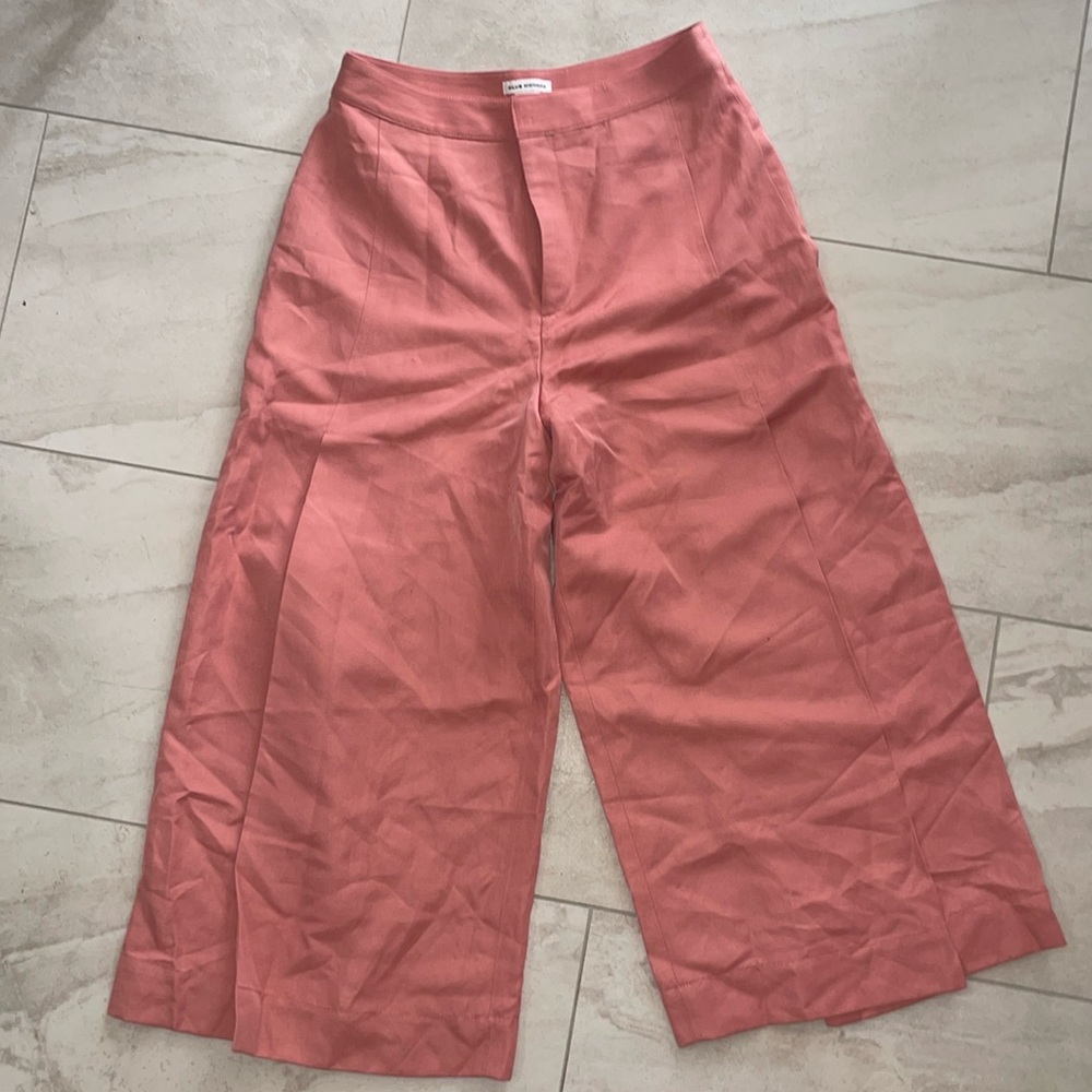 Pink  wide leg trousers